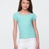 Camiseta de cuello cuadrado para niños Camiseta de cuello cuadrado para niños