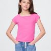 Camiseta de cuello cuadrado para niños Camiseta de cuello cuadrado para niños