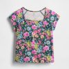 Camiseta de cuello cuadrado para niños Camiseta de cuello cuadrado para niños