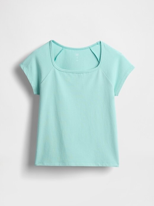 Camiseta de cuello cuadrado para niños Camiseta de cuello cuadrado para niños