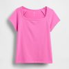 Camiseta de cuello cuadrado para niños Camiseta de cuello cuadrado para niños