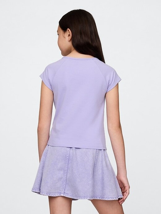 Camiseta de cuello cuadrado para niños Camiseta de cuello cuadrado para niños