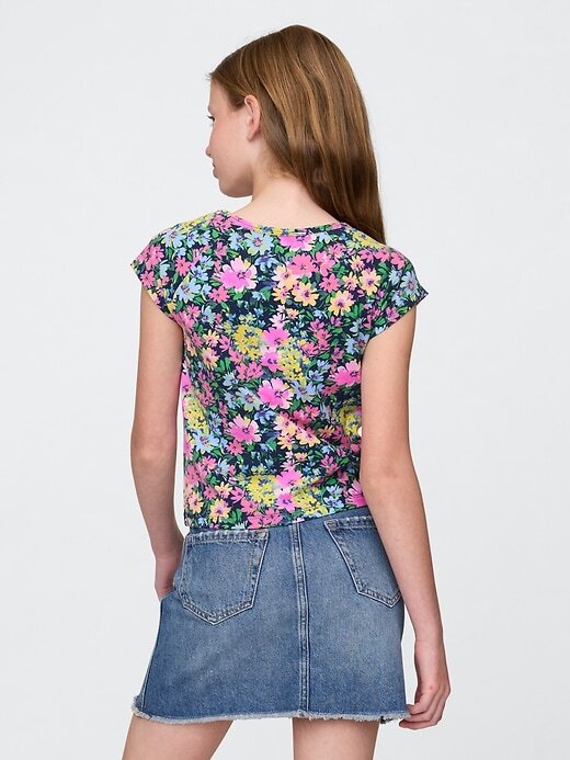 Camiseta de cuello cuadrado para niños Camiseta de cuello cuadrado para niños