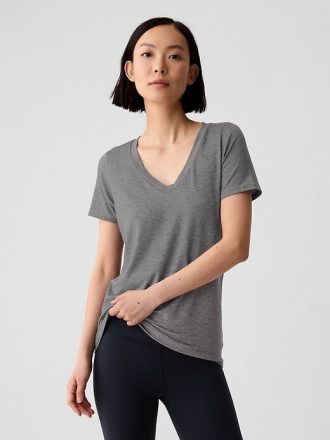 Camiseta de cuello en V GapFit Breathe