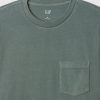 Camiseta de cuello redondo de peso pesado