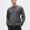 Camiseta de cuello redondo Waffle