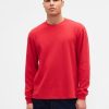 Camiseta de cuello redondo Waffle