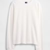 Camiseta de cuello redondo Waffle