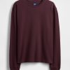 Camiseta de cuello redondo Waffle