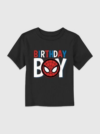 Camiseta de cumpleaños de SpiderRex para niños pequeños