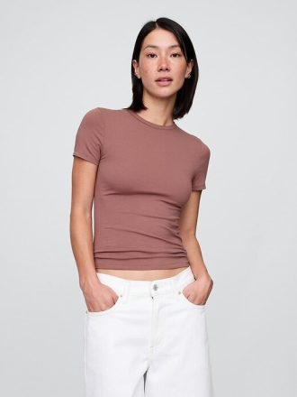 Camiseta de jersey de punto cerrado
