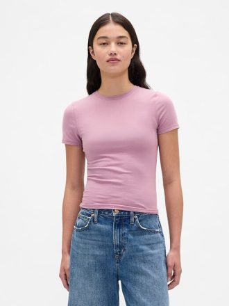 Camiseta de jersey de punto cerrado