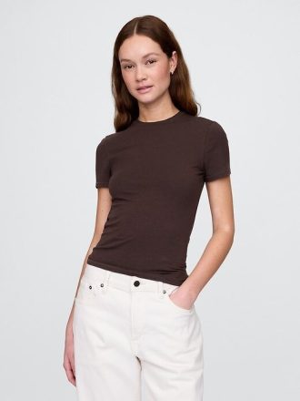 Camiseta de jersey de punto cerrado