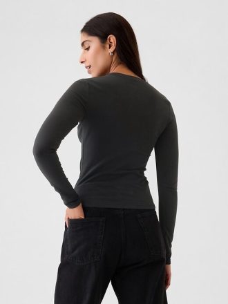 Camiseta de jersey de punto cerrado