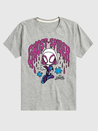 Camiseta de manga corta con diseño de araña fantasma de Marvel para niños pequeños
