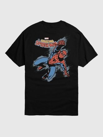 Camiseta de manga corta Marvel Grunge Spiderman