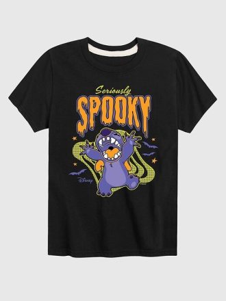 Camiseta de manga corta para niños pequeños de Lilo y Stitch realmente espeluznante