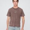 Camiseta de peso pesado con logotipo relajado Camiseta de peso pesado con logotipo relajado