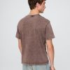 Camiseta de peso pesado con logotipo relajado Camiseta de peso pesado con logotipo relajado