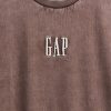 Camiseta de peso pesado con logotipo relajado Camiseta de peso pesado con logotipo relajado