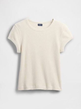 Camiseta de pijama con estampado de gofres