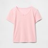 Camiseta de pijama infantil de punto pointelle reciclado Camiseta de pijama infantil de punto pointelle reciclado