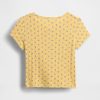 Camiseta de punto acanalado para bebés y niños pequeños