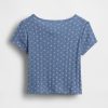Camiseta de punto acanalado para bebés y niños pequeños