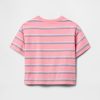 Camiseta de rayas relajadas para bebés y niños pequeños