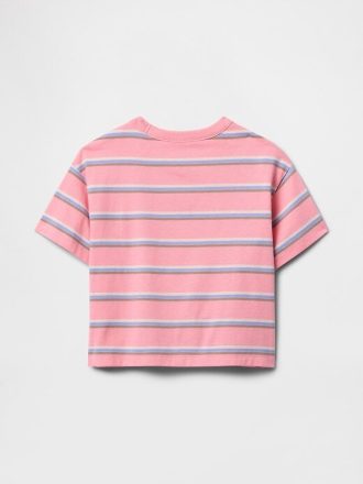 Camiseta de rayas relajadas para bebés y niños pequeños