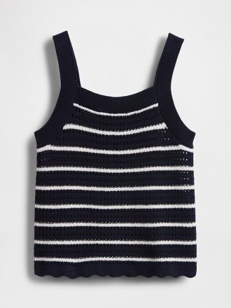 Camiseta de tirantes de crochet para niños