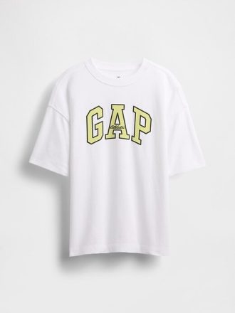 Camiseta deportiva de peso pesado para niños con logotipo