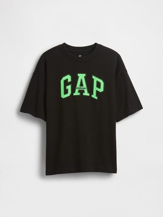 Camiseta deportiva de peso pesado para niños con logotipo