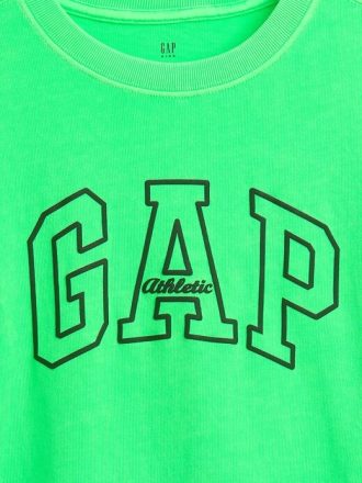 Camiseta deportiva de peso pesado para niños con logotipo