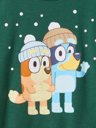 Camiseta gráfica azul para bebé y niño pequeño