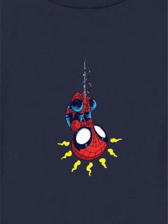 Camiseta gráfica clásica retro de Spiderman para niños pequeños