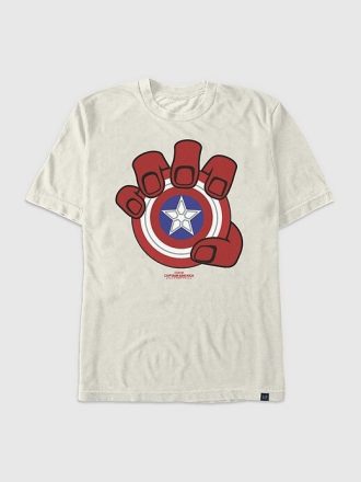 Camiseta gráfica con el escudo del Capitán América