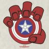 Camiseta gráfica con el escudo del Capitán América