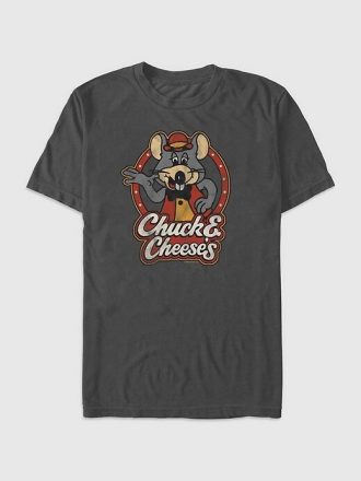 Camiseta gráfica con el logotipo retro de Chuck E. Cheese