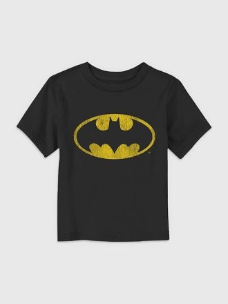 Camiseta gráfica de Batman de DC Comics para niños pequeños