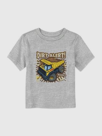 Camiseta gráfica de camión Tonka para niños pequeños