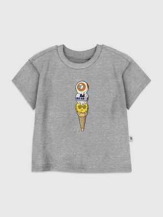 Camiseta gráfica de cono de droide de Star Wars para niños pequeños