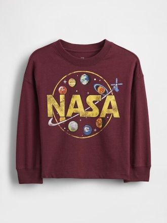 Camiseta gráfica de la NASA para bebés y niños pequeños