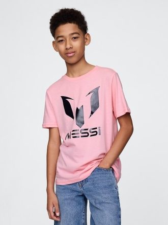 Camiseta gráfica de Messi para niños