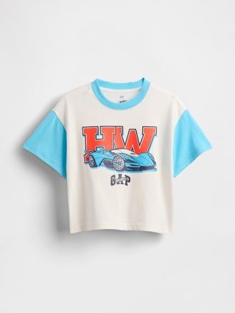 Camiseta gráfica extragrande de Hot Wheels para bebés y niños pequeños