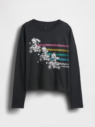 Camiseta gráfica extragrande de Super Mario para niños