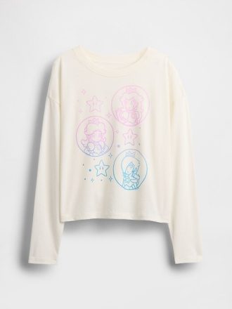 Camiseta gráfica extragrande de Super Mario para niños