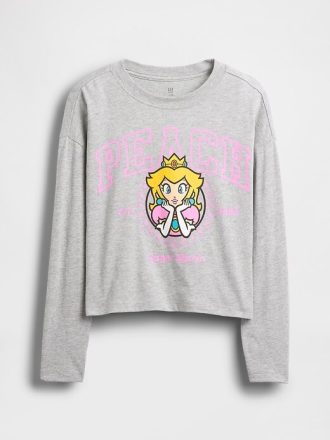 Camiseta gráfica extragrande de Super Mario para niños