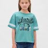 Camiseta gráfica extragrande para niños