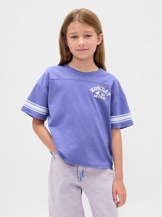 Camiseta gráfica extragrande para niños